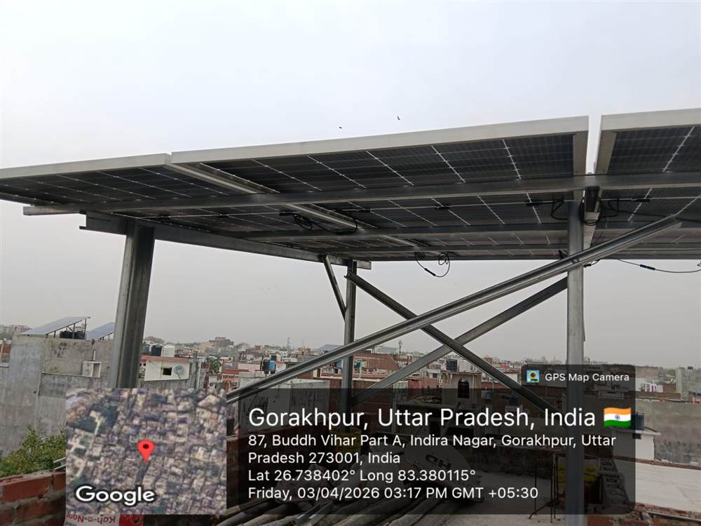 Live solar project installation 2