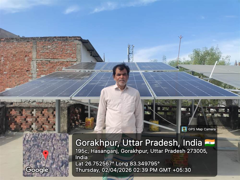 Live solar project installation 3