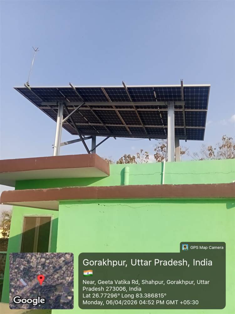 Live solar project installation 4