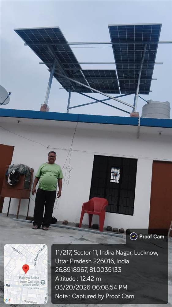 Live solar project installation 5