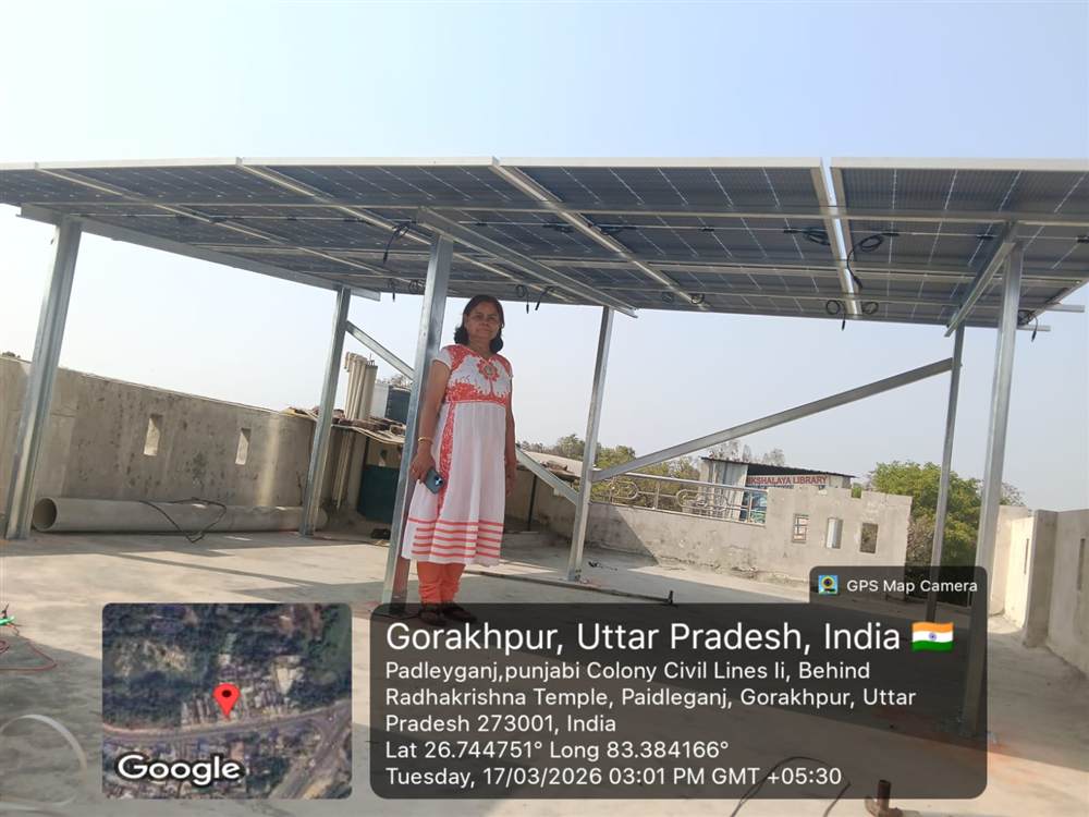 Live solar project installation 6